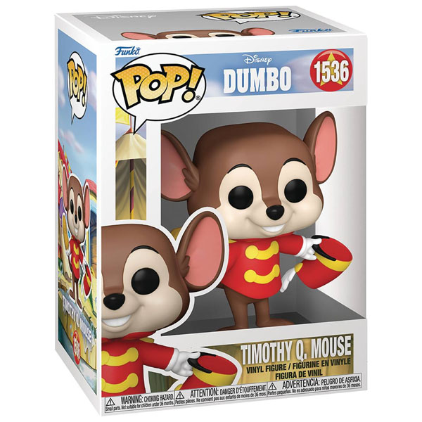 Funko POP #1536 Disney Dumbo Timothy Q. Mouse Figure